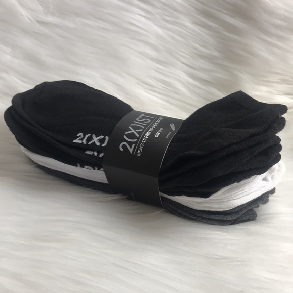 2 (X) IST MENŚ 10 PAIR NO SHOW SOCKS SIZE 10-13 - Picture 2 of 9